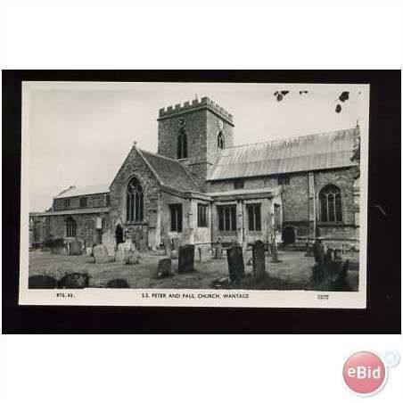 Berkshire WANTAGE Church Postcard by Frith (WTG.49)