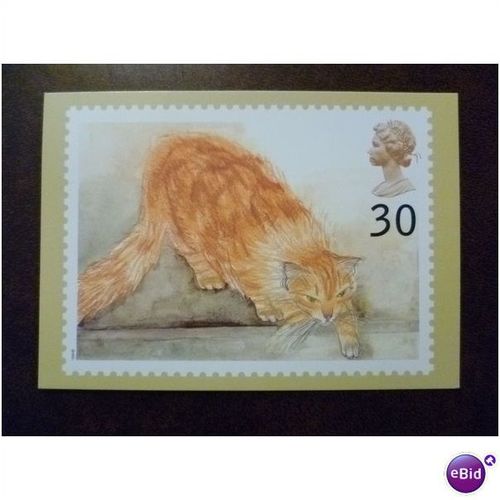 1995 GB Cats PHQ 167c 30p stamp Philatelic Felines Catshill Bromsgrove shs FDI