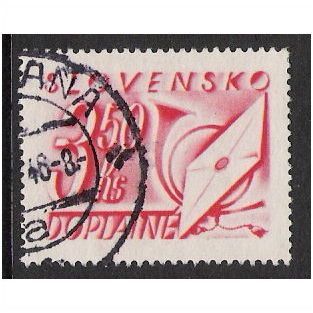 Po Mi 36: 3 Ks. 50 carmine-rose Postage Due Stamp.