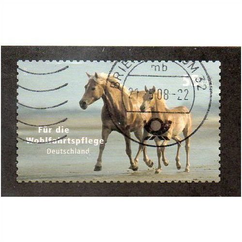GER 2007 €0.55 +25(S/A) ' PETS -HORSES' FINE USED (EBID30-532)