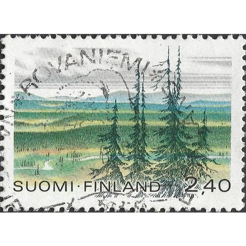 FINLAND, Urho-Kekkonen National Park, green 1988, 2.40Mk