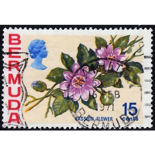 Bermuda, 1970 15c Passion Flower, SG 258 (Scott #264), fine used