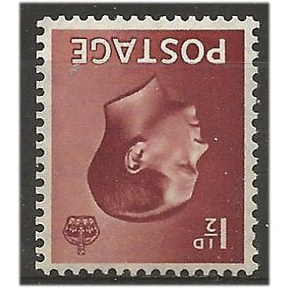 1936 SG459i 1 1/2d Red-Brown Wmk INVERTED Fine Mounted Mint . .. .