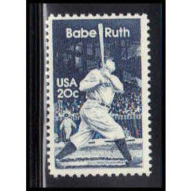 2046 20c Babe Ruth Fine MNH Dry Gum RA2462