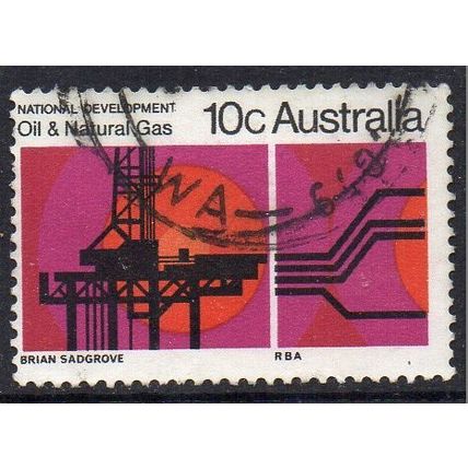 Australia 1970 National Development - Oil & Natural Gas 10c Used