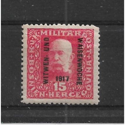 Bosnia and Herzegovina.SG412 15h (+2h) Francis Joseph I (Pink).Mntd Mint.Aug22