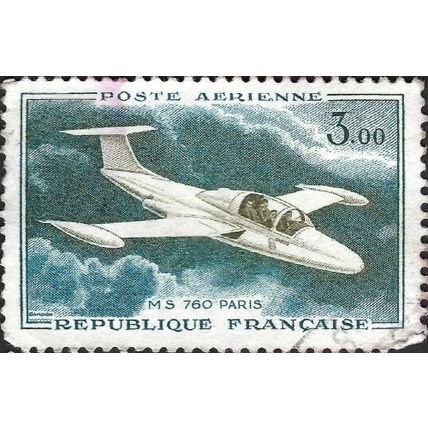 FRANCE, AIR, Morane-Saulnier MS.760 Paris I, green-blue 1960, 3F