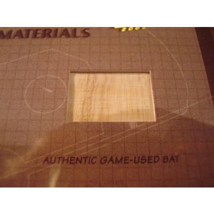 2002 Playoff Absolute, Game Used Bat Patch, JERMAINE DYE, Athletics #'d 133/250