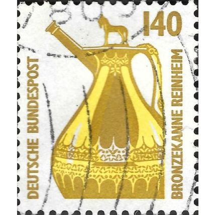 GERMANY, Reinheim Bronze pot, yellow 1989, 140pf