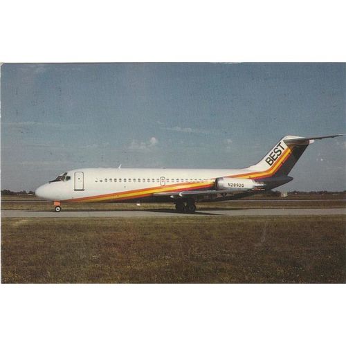 Best Douglas DC9 15 Aircraft Postcard (A15973)