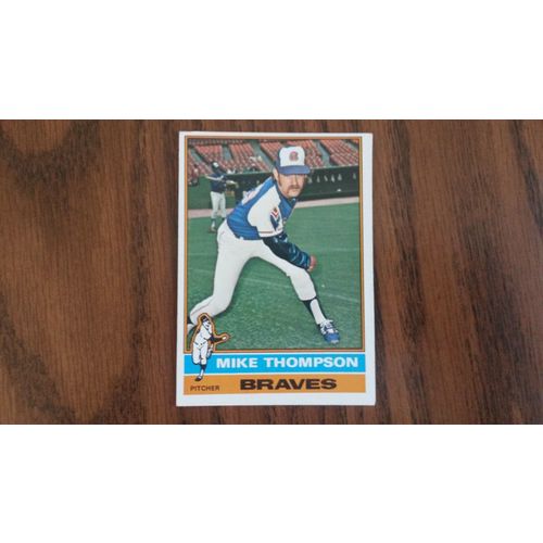 1976 Topps Card # 536 Mike Thompson Very Good-Excellent (4) Atlanta Braves