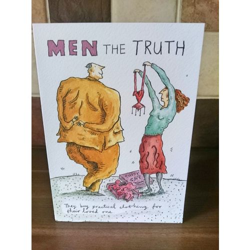 Blank Card - Men The Truth - 002