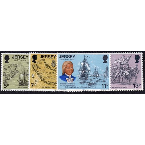 Jersey Sg160 - Sg163 set mint never hinged (G120)