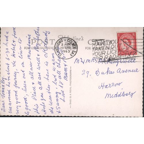 GB PC 1963 - LLANFAIRPWLLGWYNGYLLGOGERYCHWYRNDROBWLLL  LANTYSILIOGOGOGOCH Wales