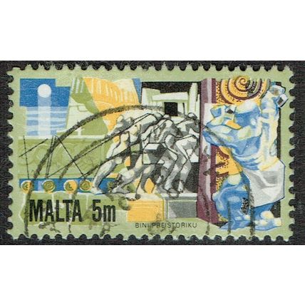 Malta 1981 History of Maltese Industry 5m Multicoloured SG667 FU