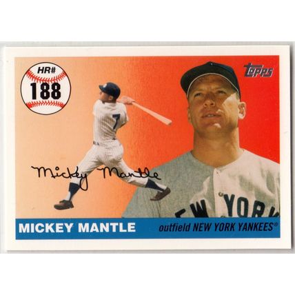 2006 Topps Mickey Mantle Home Run History baseball card #MHR188