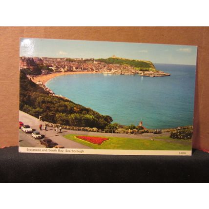 THE ESPLANADE & SOUTH BAY, SCARBOROUGH, used postcard 1974 pm =