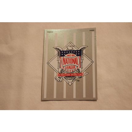 National League 1991 Panini Top 15 Baseball STICKER NO. 100