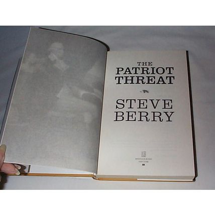 Steve Berry - - The Patriot Threat - HCDJ - Cotton Malone Novel - First Edition