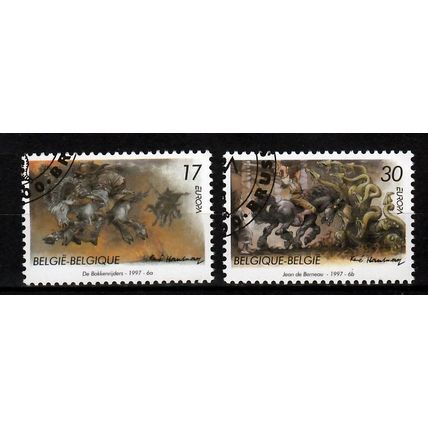 Belgie Europa Cept 1997 gestempeld
