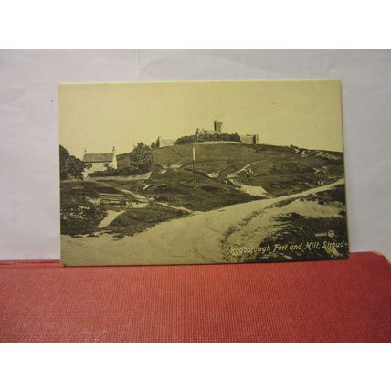 RODBOROUGH FORT & HILL, STROUD, GLOUCESTERSHIRE antique postcard by Boots. =