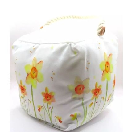 Daffodil Door Stop Fabric 30 CM With Rope Handle Gift Home Decor Door Stay Wedge