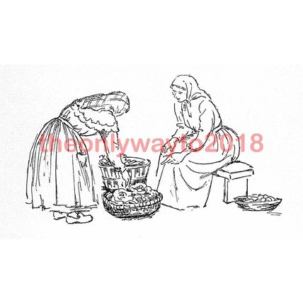 Market Women, Catalan France, c1920, MODERN REPRODUCTION,