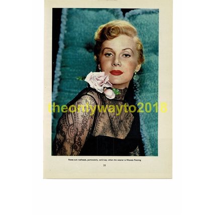 Rhonda Fleming / Peck & Gardner, Book Illustration (Print), 1953