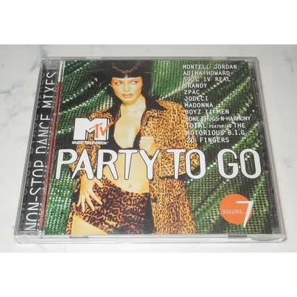 MTV Party to Go, Volume 7 by Various Artists (Music CD, 1995) Madonna 2Pac
