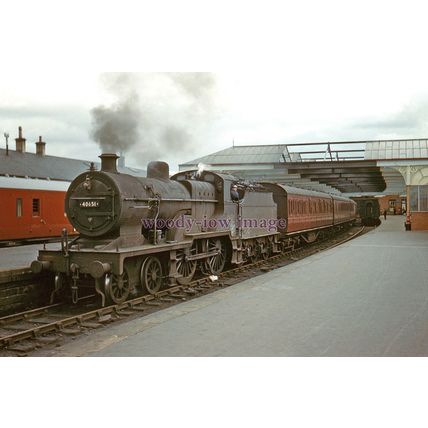 pu3433 - Steam Engine No.40651dep Kilmarnock Station in Ayrshire -print 6x4