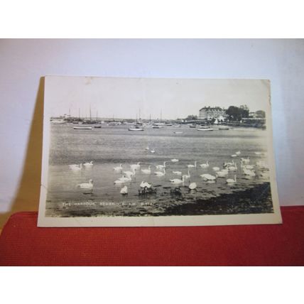 THE HARBOUR, BEMBRIDGE, ISLE OF WIGHT .used postcard bay series RP 1958 pm =
