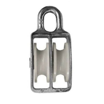 Single Double Revolving Pulley Rope Size of 4mm - 16mm Zinc and Nickel Plated