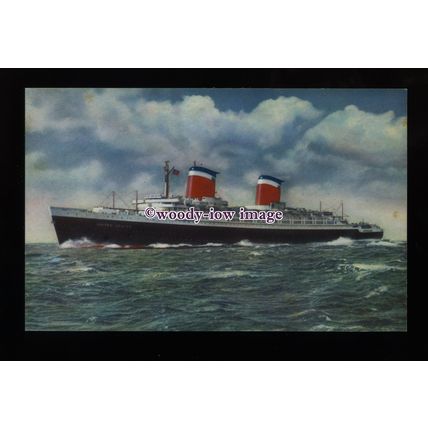 LS1487 - United States Lines Liner - United States - postcard - artist