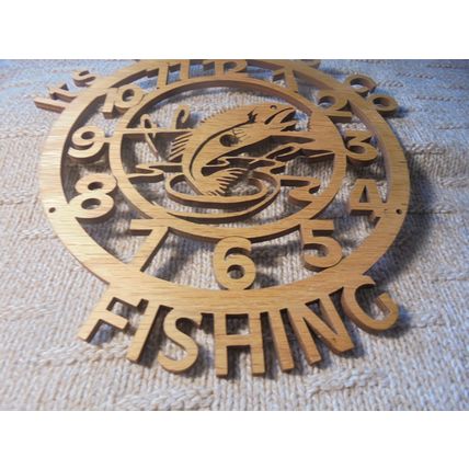 "IT'S TIME TO GO FISHING" Woodcut! $17.00 Shipped!! For the Fishing or Outdoors