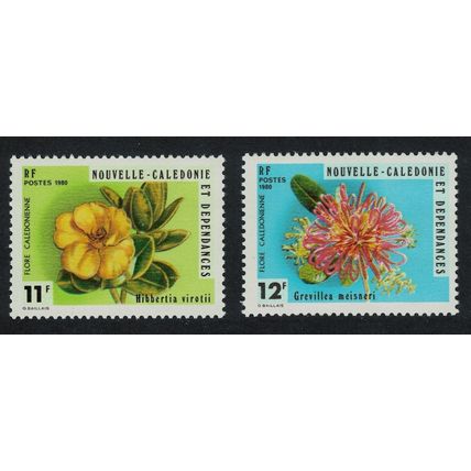 New Caledonia Flowers 'Hibbertia virotii' 'Grevillea meisneri' 1980 MNH