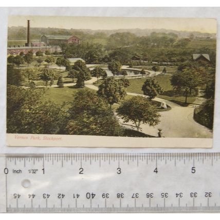 1905 postcard Stockport, Vernon Park