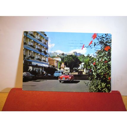 al fondo el teide, PUERTO DE LA CRUZ, TENERIFE, SPAIN used postcard 1974 pm =