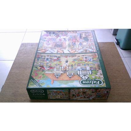 A SUMMER EVENING AT THE PUB Jigsaw Puzzles (2 x 500 Piece) 2019