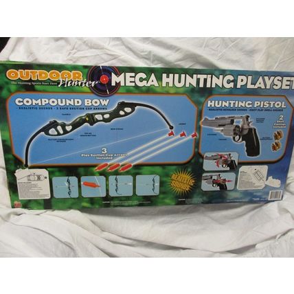 Outdoor Mega Hunting Bow and Arrow Playset with Many Extras