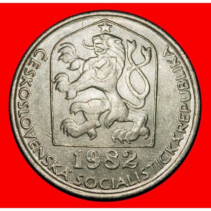 ⰆCOMMUNISM (1977-1990):CZECHOSLOVAKIA★50 HELLERS 1982 DIE I★LOW START★NO RESERVE