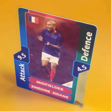 2006 World Cup Match Attax Zinadine Zidane FRANCE #83