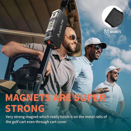 Golf Cart Bluetooth Speaker - 36H Playtime, 30W Stereo Sound, IPX7 Waterproof, B