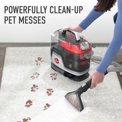 Hoover Cleanslate plus Portable Carpet + Upholstery Spot Cleaner Machine, Powerf