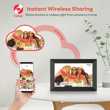 Frameo 10.1 Inch Wifi Digital Picture Frame, 1280X800 HD IPS Touch Screen Photo