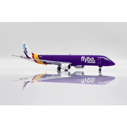EMBRAER ERJ-195LR FLYBE REG: G-FBEM W/STAND - JC WINGS LH2294 1/200 - PRE ORDER