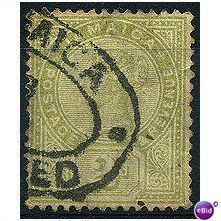 Jamaica 1889 SG28 2d Green Fine Used