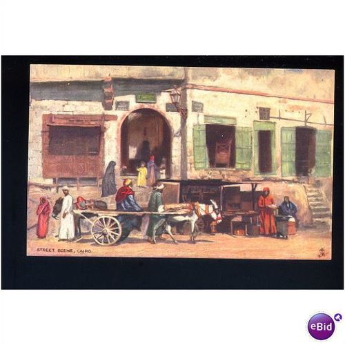 TUCK OILETTE Postcard 7204 "Street Scene, Cairo"