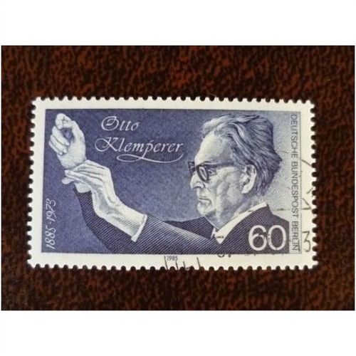 West Berlin Germany 1985 Otto Klemperer fine used stamp SGB702 conductor music