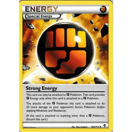 Pokemon XY Furious Fists 104/111 Strong Energy