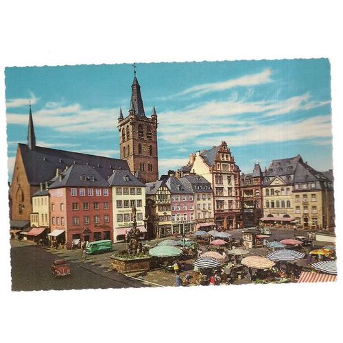 TRIER, Germay postcard 1963 (a) #